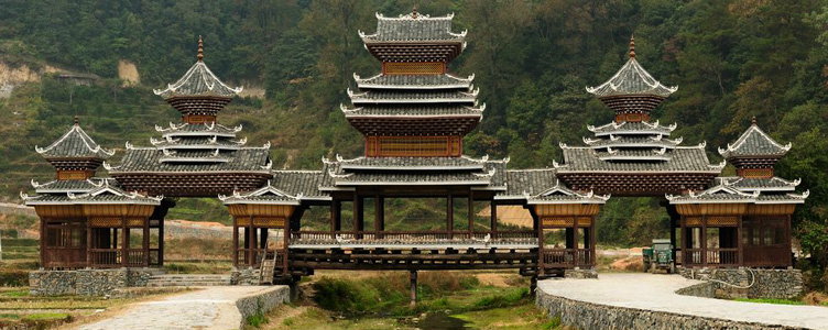 Le Pont Zhaoxing en Chine circuit Samsara
